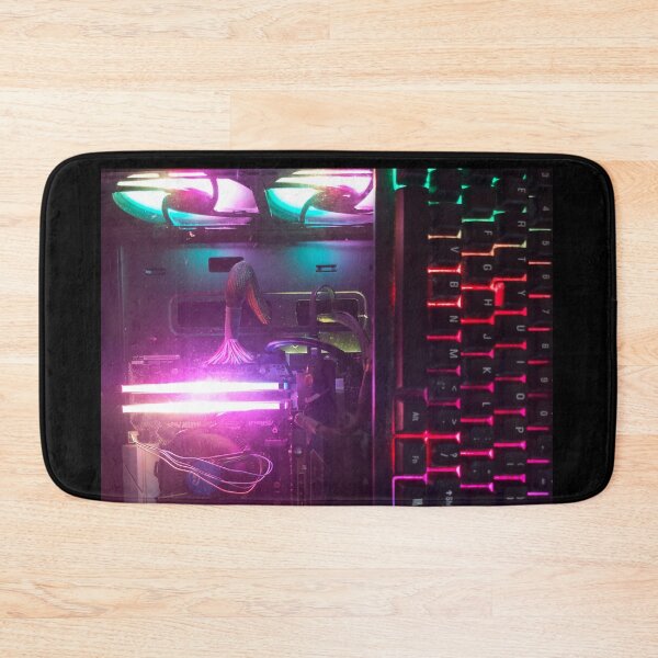 Item preview, Inside Gamer's PC and keyboard - rotated designed and sold by NahyArt.