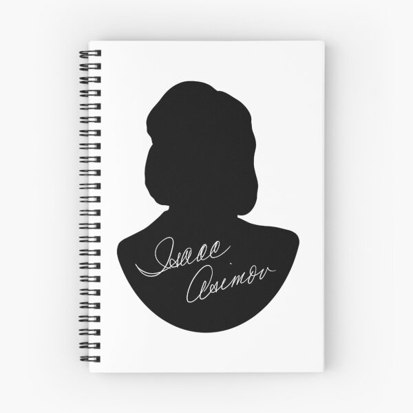Artikelvorschau, ISAAC ASIMOV Signatur-Silhouette entworfen und verkauft von Abbie Overbey.