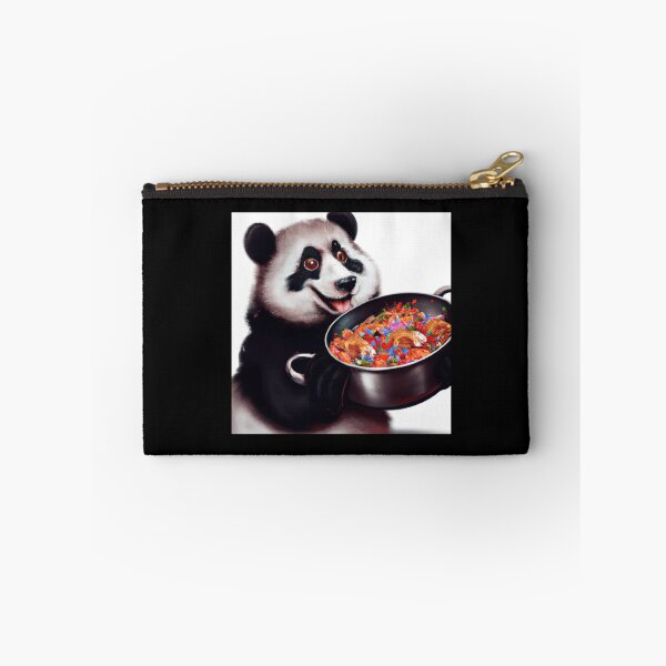 Item preview, Panda Snacks on Shrimp Fried Rice designed and sold by Lilieae.