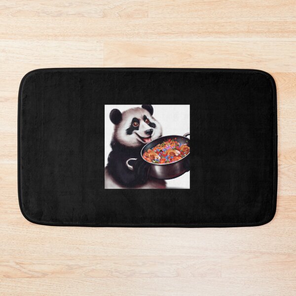 Item preview, Panda Snacks on Shrimp Fried Rice designed and sold by Lilieae.