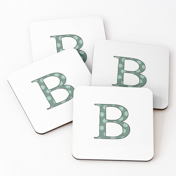 Item preview, Green Polka Dots - Letter B, Beta Greek Letter designed and sold by 618LexaR.