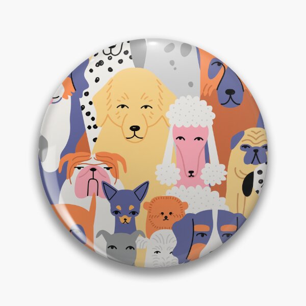 Item preview, Dog Faces Pattern designed and sold by PrintPortal.