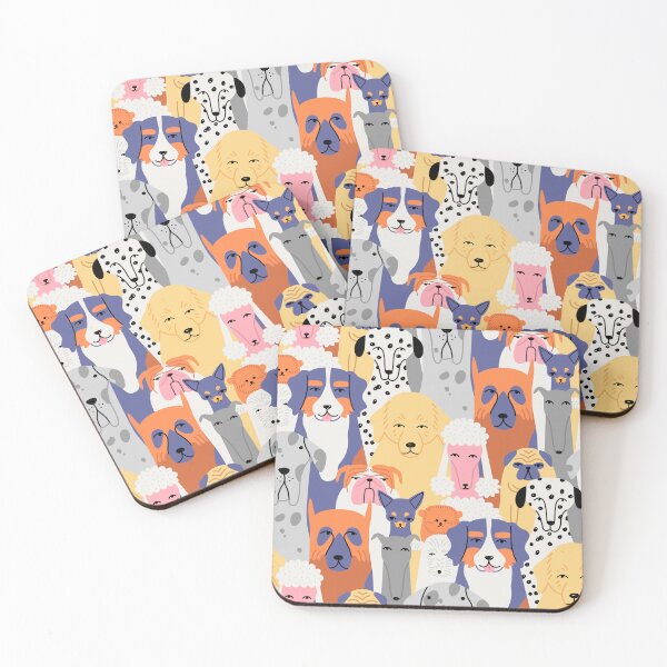 Item preview, Dog Faces Pattern designed and sold by PrintPortal.