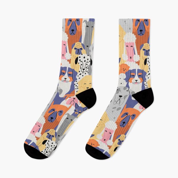 Item preview, Dog Faces Pattern designed and sold by PrintPortal.
