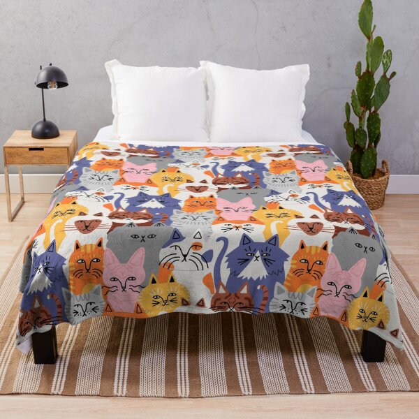Item preview, Cat Faces Pattern designed and sold by PrintPortal.