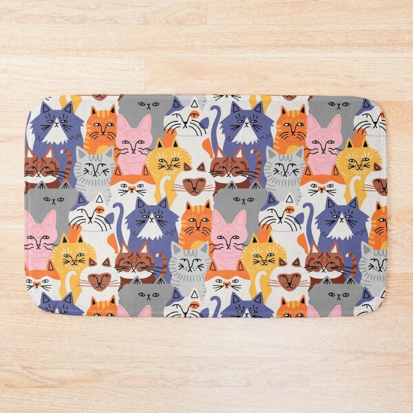 Item preview, Cat Faces Pattern designed and sold by PrintPortal.