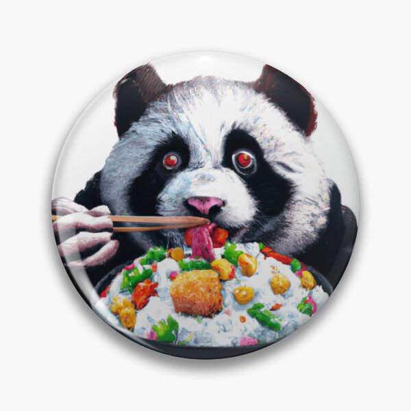 Item preview, Panda Snacks on Shrimp Fried Rice (V2) designed and sold by Lilieae.