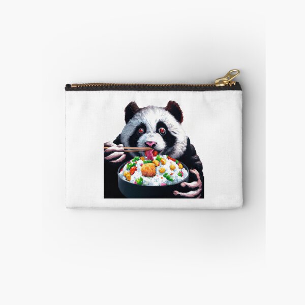 Item preview, Panda Snacks on Shrimp Fried Rice (V2) designed and sold by Lilieae.