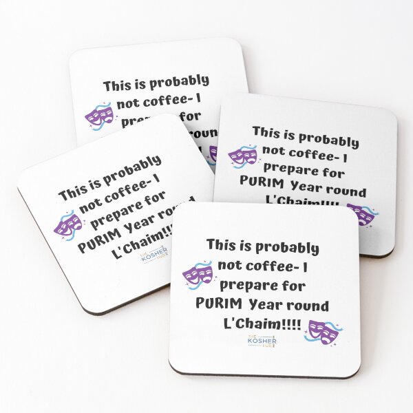 Item preview, This is Probably not coffee. I prepare for Purim Year round - Funny Jewish designed and sold by thekosherhub.