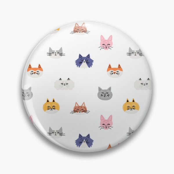 Item preview, KItten Faces Pattern designed and sold by PrintPortal.
