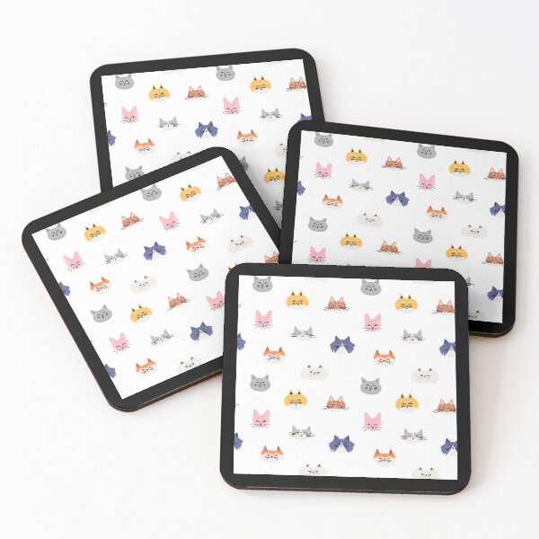 Item preview, KItten Faces Pattern designed and sold by PrintPortal.