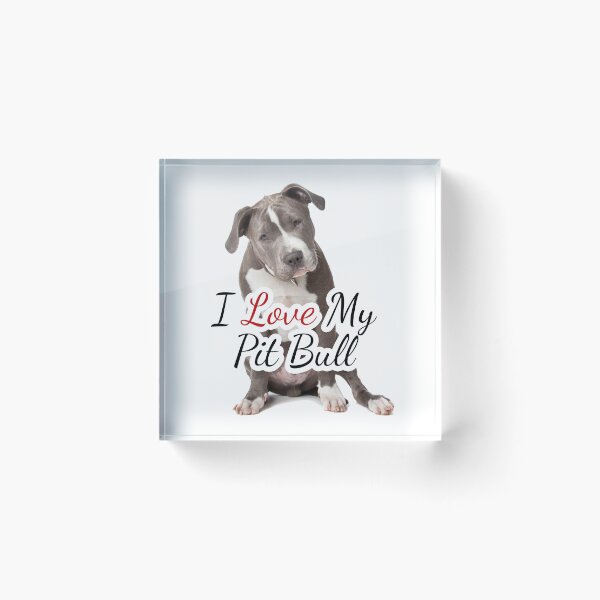 Item preview, I Love My Pit Bull designed and sold by LoiseauStudio.