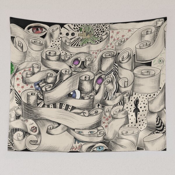 Item preview, Scroll Doodle designed and sold by gazrgaley.