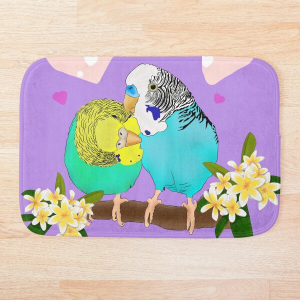 Item preview, Budgie love designed and sold by RadMomCreations.