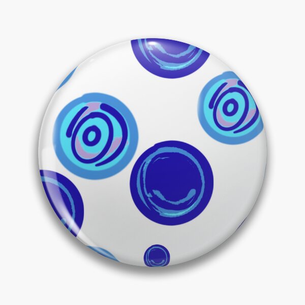 Item preview, Bright Blue Bauble Swirl - Pattern designed and sold by jolabrese.