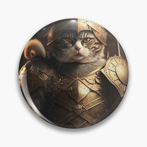 Medieval Cat Pins