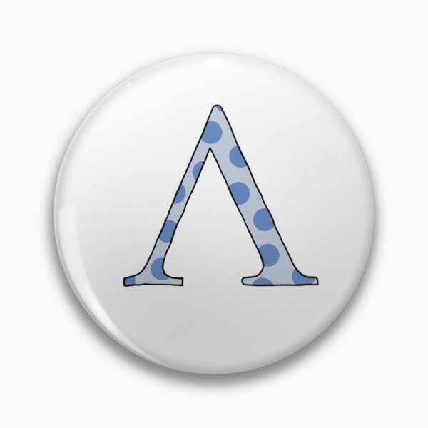 Item preview, Blue Polka Dots - Greek Letter Lambda designed and sold by 618LexaR.