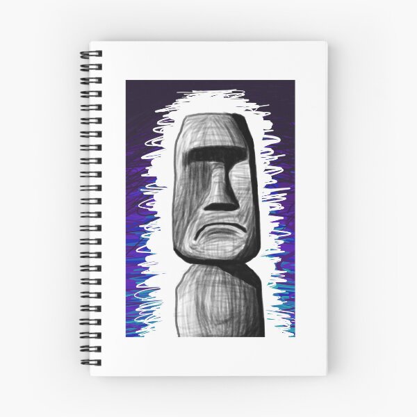 Item preview, Easter Island Statue Digital Illustration designed and sold by Bennett Swanson.