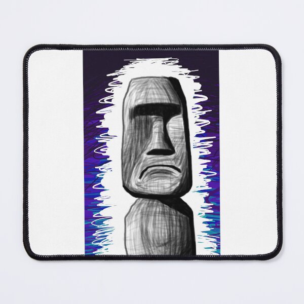 Item preview, Easter Island Statue Digital Illustration designed and sold by Bennett Swanson.