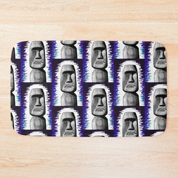 Item preview, Easter Island Statue Digital Illustration designed and sold by Bennett Swanson.