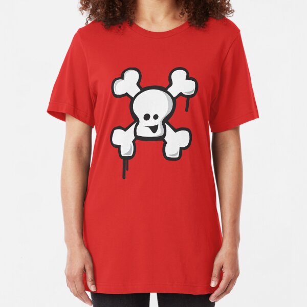 Happy Skull! Slim Fit T-Shirt