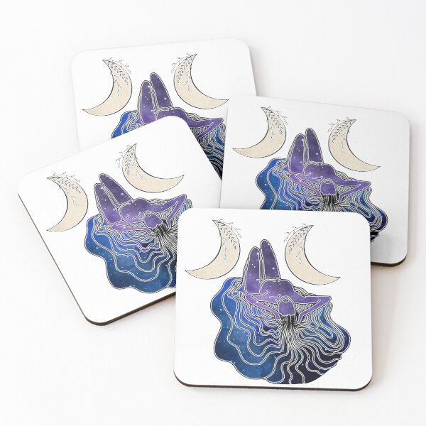Item preview, Triple Moon Goddess - A spiritual illustration designed and sold by Annalee Beer.