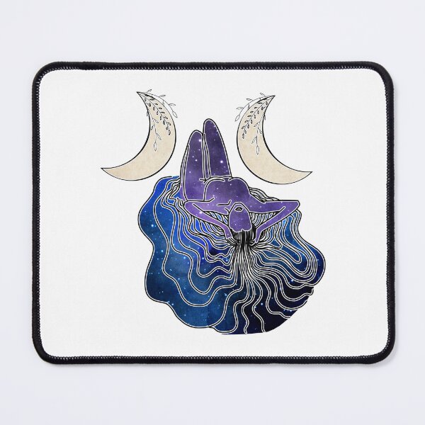 Item preview, Triple Moon Goddess - A spiritual illustration designed and sold by Annalee Beer.