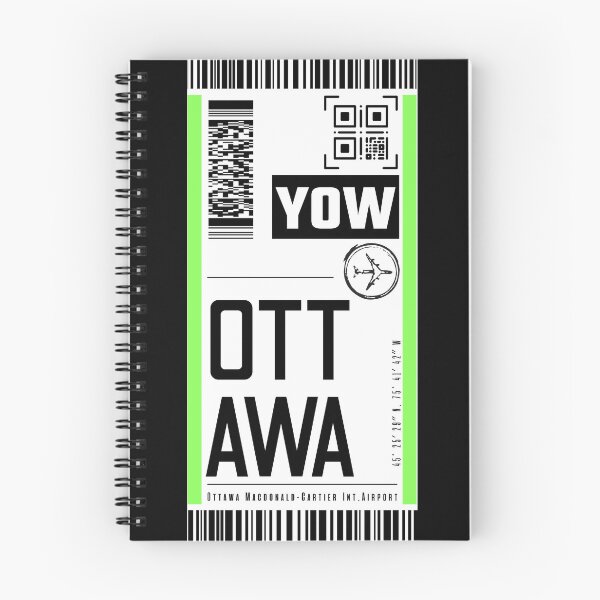 Item preview, OTTAWA YOW classic luggage tag flight sticker designed and sold by LeddsoDello.