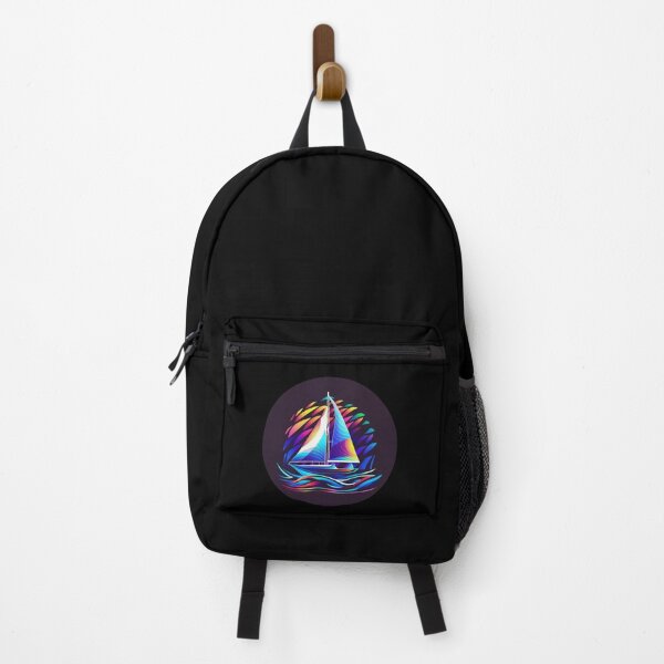 Item preview, Smooth Sailing Abstract Sailboat designed and sold by MythicPrompts.