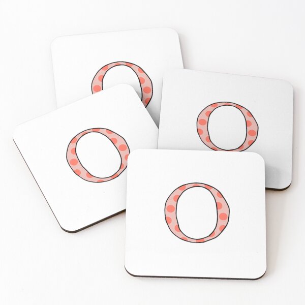 Item preview, Orange Polka Dots - Letter O, Greek Letter Omicron designed and sold by 618LexaR.