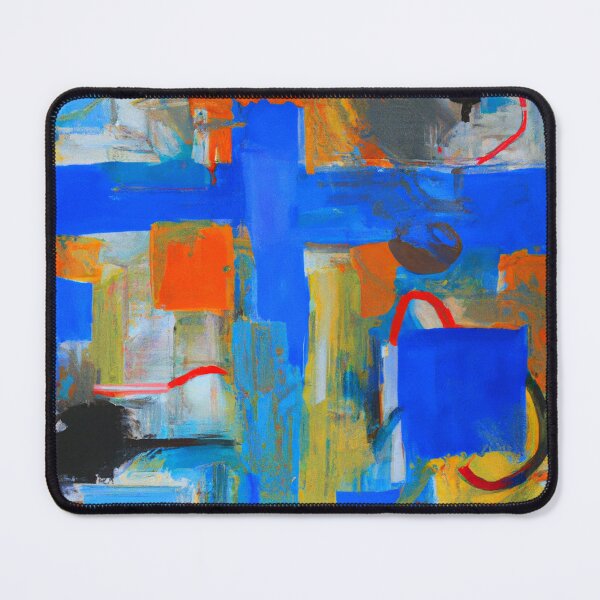 Aperçu de l'œuvre Peinture abstraite unique avec mouvement et énergie créée et vendue par Northernprinter.