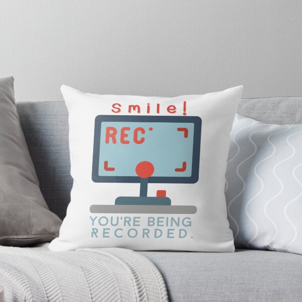 Item preview, Smile! You're Being Recorded. Anti Surveillance privacy. designed and sold by LadyHustle.