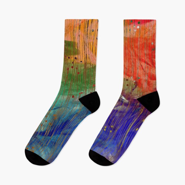 Item preview, Sunrise Rain From the Shore Abstract designed and sold by TheSplitWindow.
