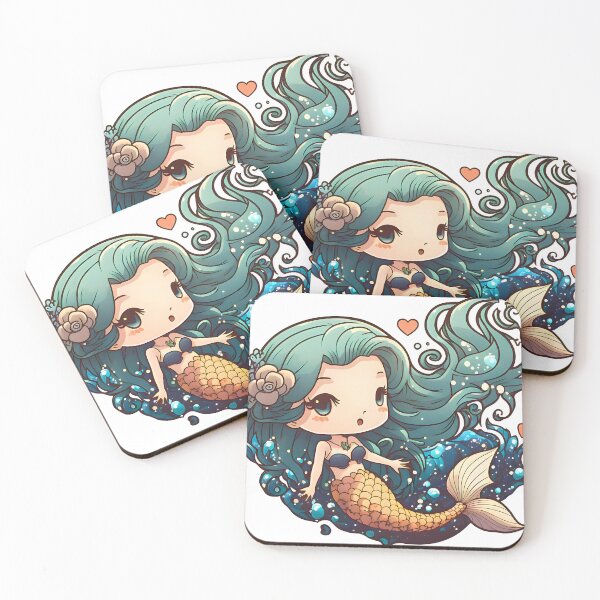 Item preview, Cute Mermaid | kawaii Mermaid  designed and sold by CosmicLoots.