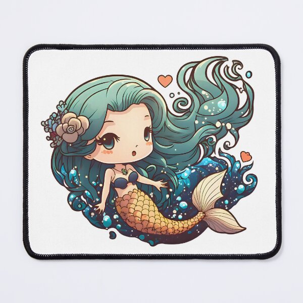 Item preview, Cute Mermaid | kawaii Mermaid designed and sold by CosmicLoots.