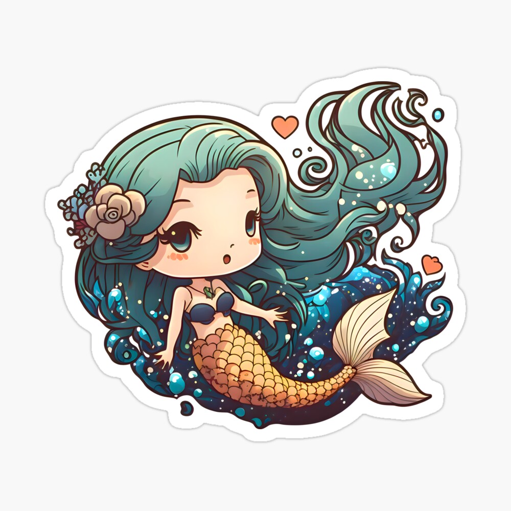 hot selling mini kawaii sprial mermaid