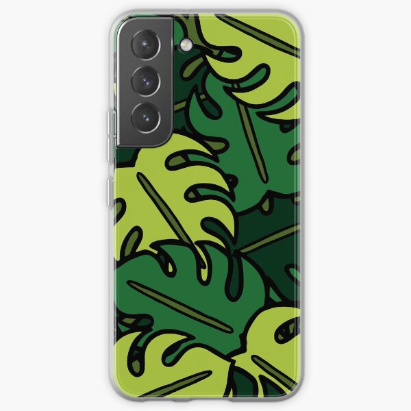 Monstera Leaf Pattern Samsung Galaxy Soft Case
