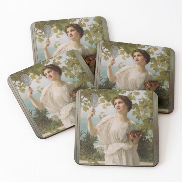 Item preview, Admiring Beauty by Guillaume Seignac Remastered Xzendor7 Classical Art Old Masters Reproductions designed and sold by Xzendor7 Digital Art Creations.