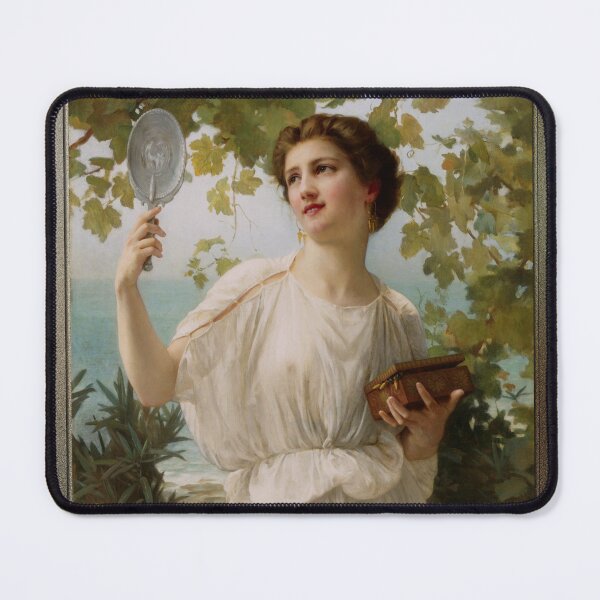 Item preview, Admiring Beauty by Guillaume Seignac Remastered Xzendor7 Classical Art Old Masters Reproductions designed and sold by Xzendor7 Digital Art Creations.