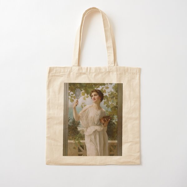 Admiring Beauty by Guillaume Seignac Remastered Xzendor7 Classical Art Old Masters Reproductions Cotton Tote Bag