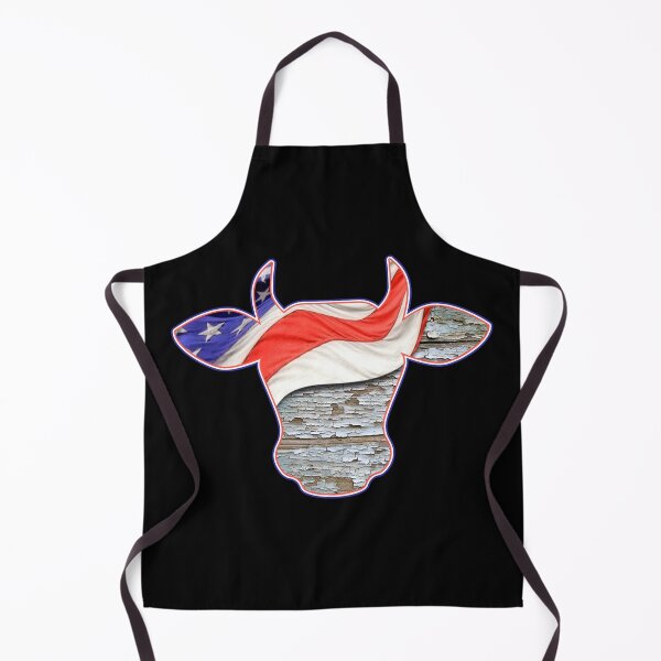 Item preview, Patriotic USA Flag Cow Silhouette designed and sold by FarmsteadAcers.