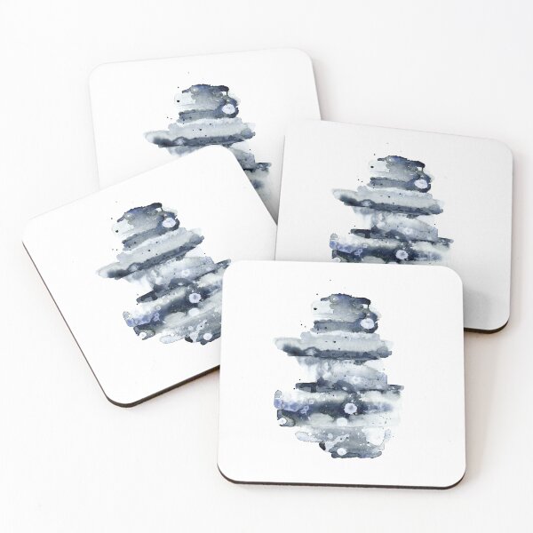 Item preview, Indigo Abstract Watercolor Texture designed and sold by Kris  Kivu.
