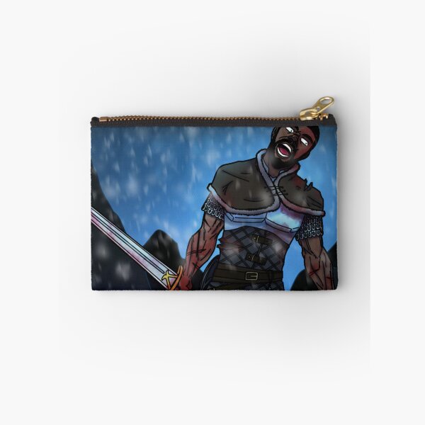 Item preview, Epic Dane Berserker in snowy mountains illustration designed and sold by MDHairston2.