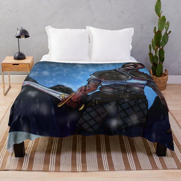Item preview, Epic Dane Berserker in snowy mountains illustration designed and sold by MDHairston2.