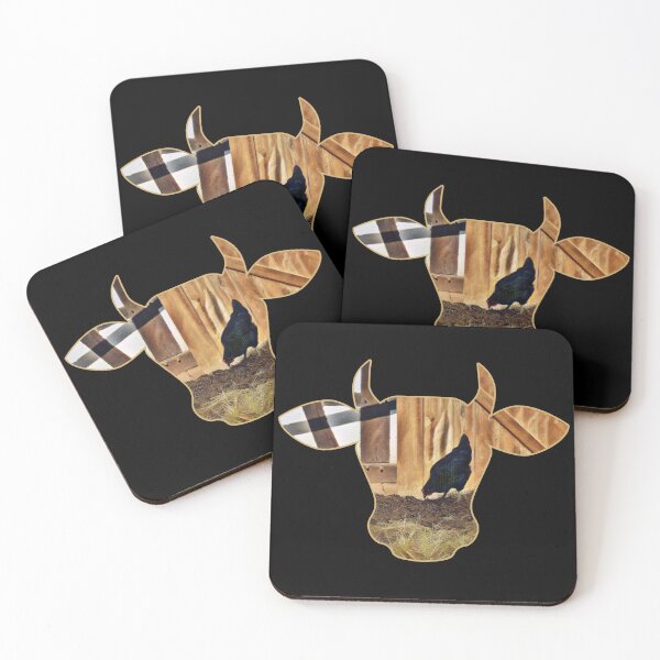 Item preview, Chicken Farm Cow Silhouette designed and sold by FarmsteadAcers.