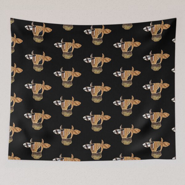 Item preview, Chicken Farm Cow Silhouette designed and sold by FarmsteadAcers.