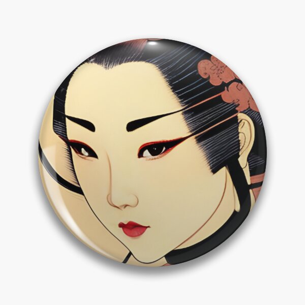 Item preview, Portrait of Woman in Traditional Japanese Style designed and sold by Ellen Davis.