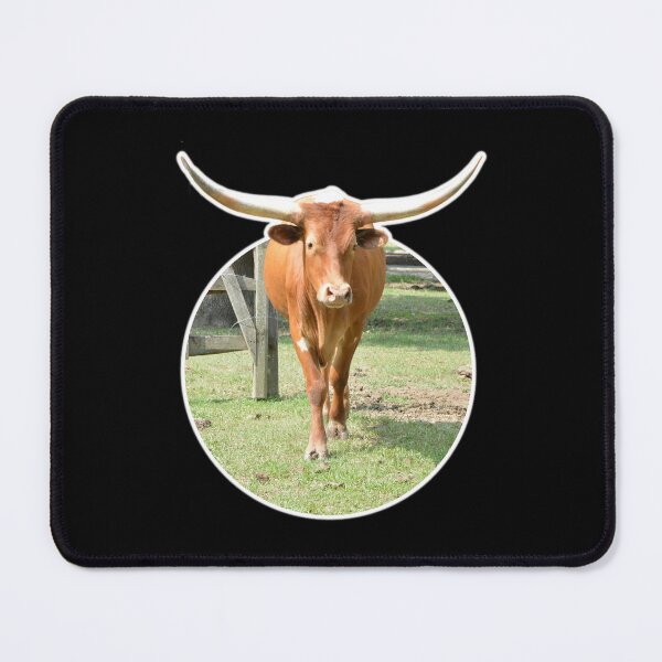 Item preview, Long Horn Cow on the farm designed and sold by FarmsteadAcers.