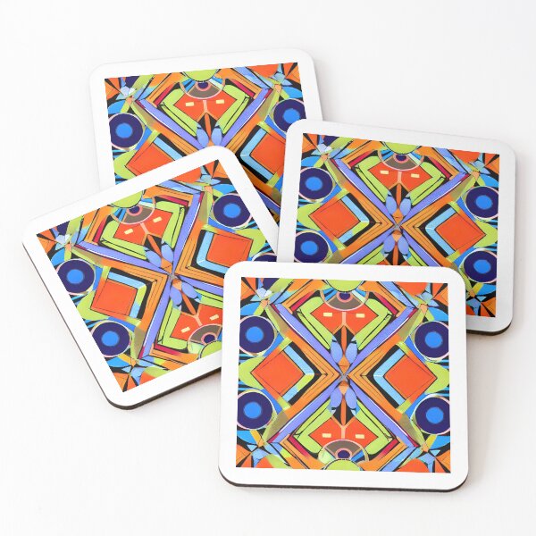 Item preview, Neo Geo Design - Orange, Yellow, Blue, Purple designed and sold by LthrDaddyBear.