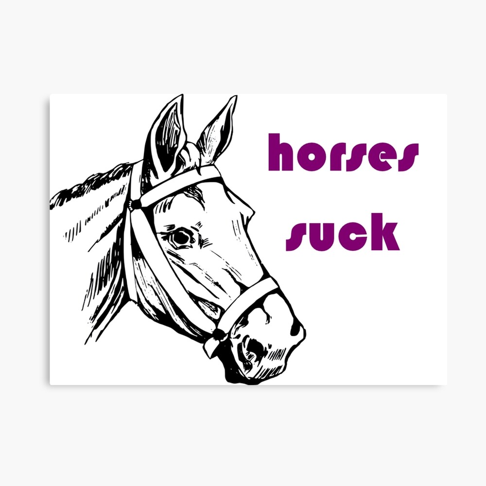 Horses Suck